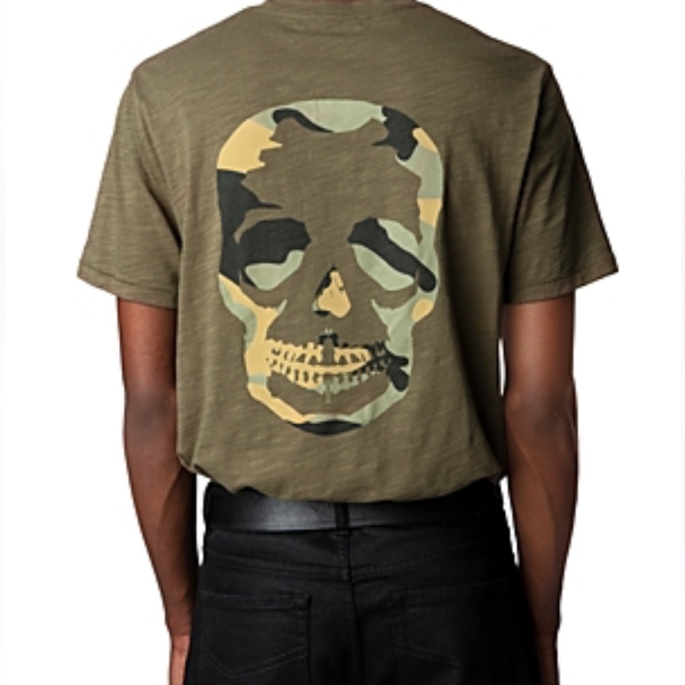 ZADIG & VOLTAIRE Stockholm Skull Print T-Shirt
